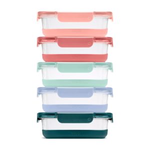 Ello Duraglass Refresh? Meal Prep Containers. Set of 5